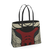 Load image into Gallery viewer, Tote bag with abstract design on a white background