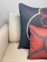 Load image into Gallery viewer, Decorative pillows on a beige sofa with a neutral background