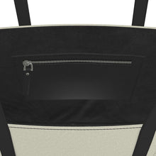 Load image into Gallery viewer, Close-up of a black and beige bag with a zipper pocket on a white background
