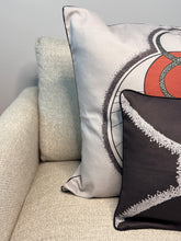 Load image into Gallery viewer, Decorative pillows on a couch with a gray background
